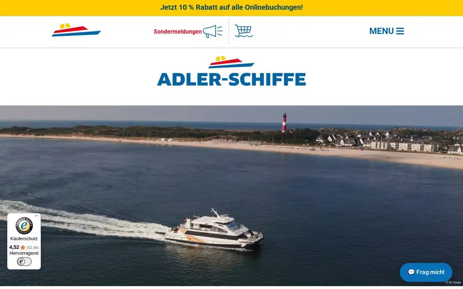 Adler-Schiffe im Hörnumer Hafen