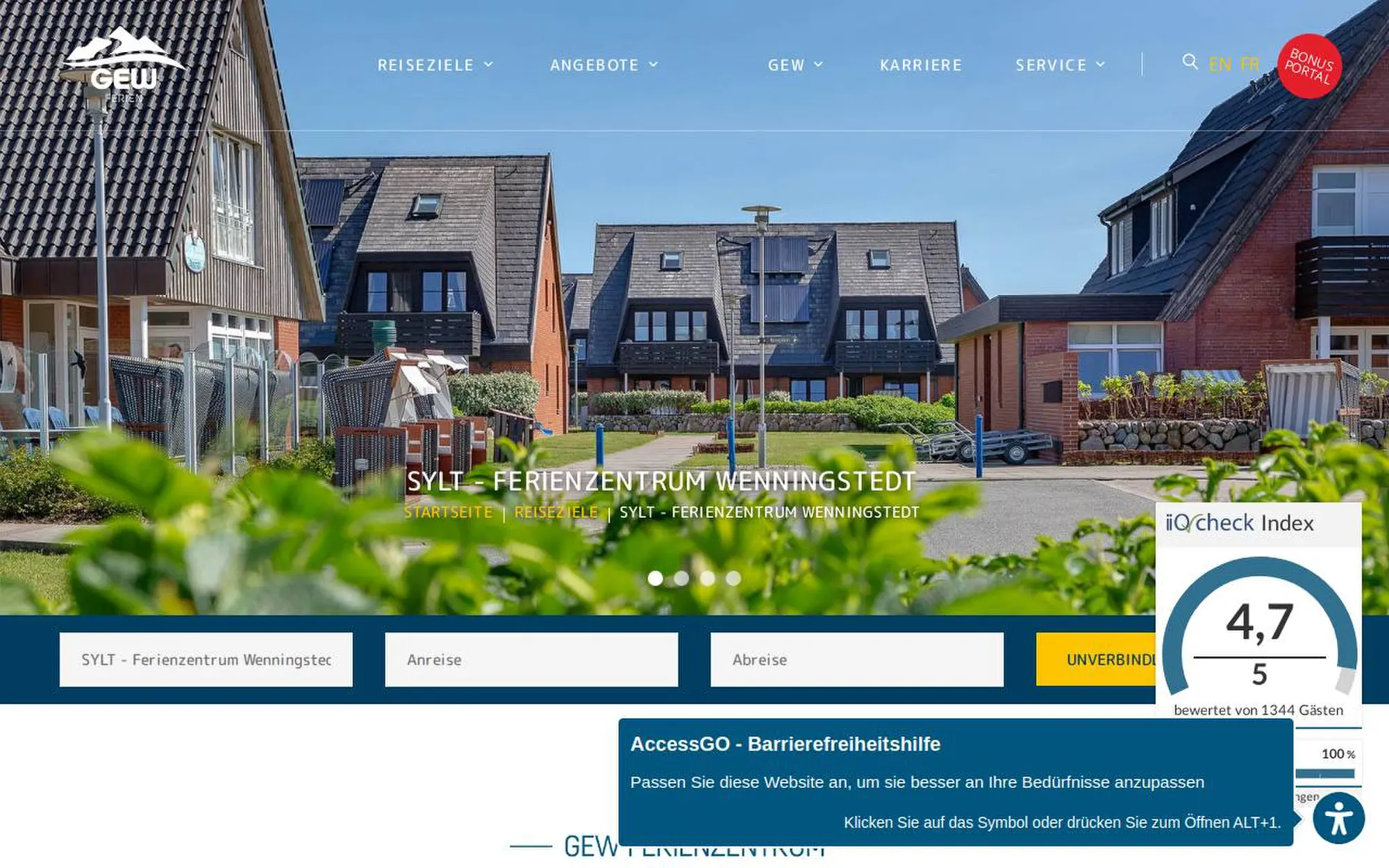 GEW Ferienzentrum Wenningstedt