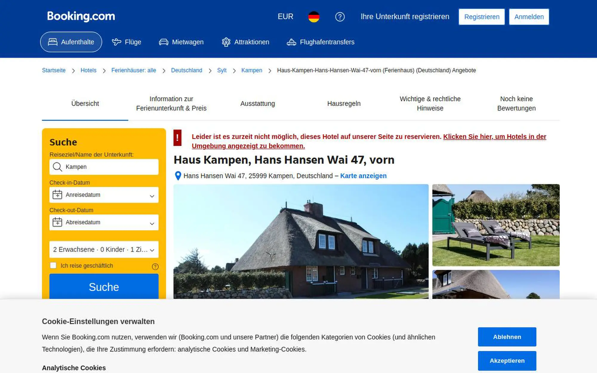 Haus Kampen vorne